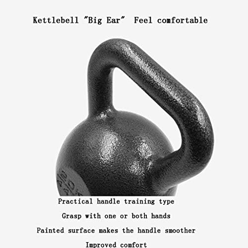 ГДД гира Кетлебел, тенџере за кревање од леано железо, опрема за носење тежина, погодна за вежбање за фитнес, тренинг на зглобот на зглобот, кревање