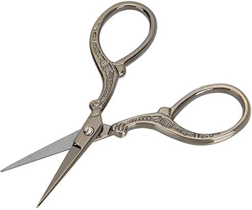 Ножици за везење, занаетчиски ножици од не'рѓосувачки челик декоративни модели за гравура Дизајн за занаетчиски ножици за работа
