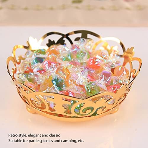 Закуска фиока, убав практичен сад за златни бонбони со ретро стил за забави