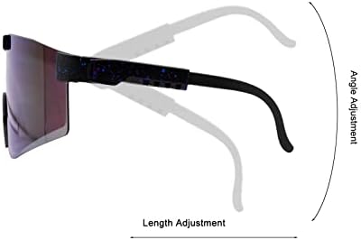Бејзбол очила за сонце за жени поларизирани UV400 Заштита Млади момчиња Випер велосипедски спортски очила за мекобол фудбал