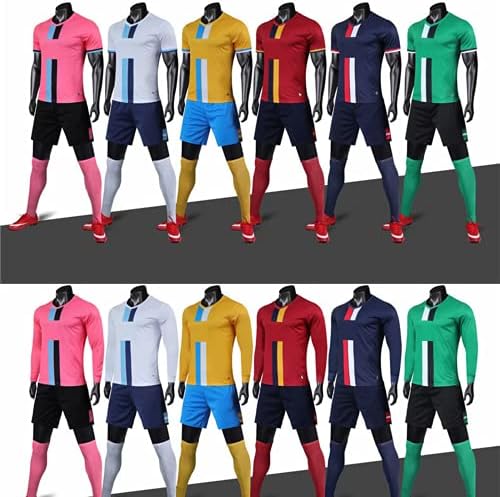 Обични детски фудбалски дресови Персонализирани младински кратки сет момчиња за обука на момчиња со униформа со број на име