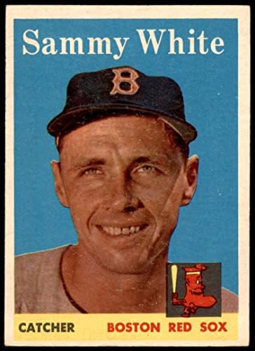 1958 Топпс 414 Sammy White Boston Red Sox Ex Red Sox