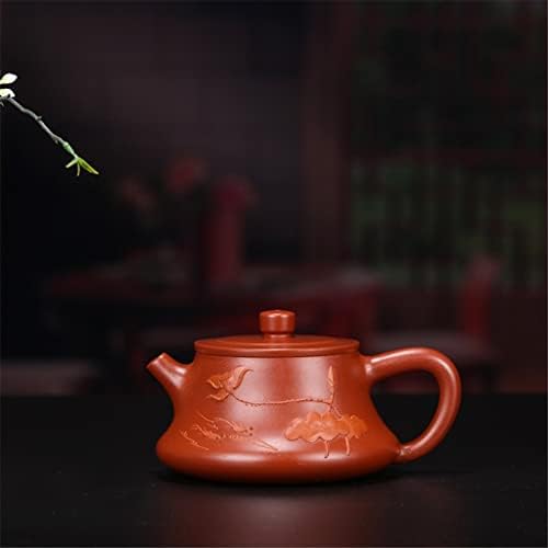Yczdg кал лотос рима камена лажица 200 мл виолетова сад рачно изработена чај сад за домаќинство кинески филтер чајник