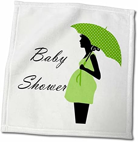 3drose принт на туш за бебиња со бремена дама и чадор во вар - крпи