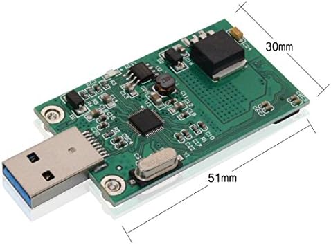 Msata SSD Адаптер НА USB 3.0, TanGuYu Mini SATA Употреба Како Пренослив Флеш Диск/Надворешен Хард Диск, 50mm Мини PCIe Цврста Состојба