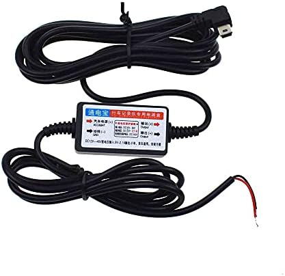 CAR DC 12V до 5V Mini/Micro USB Dash Cam USB Hardwire комплет директен жичен кабел за кабел за Dash camerastablet рекордер Прифатете DC 12-24V