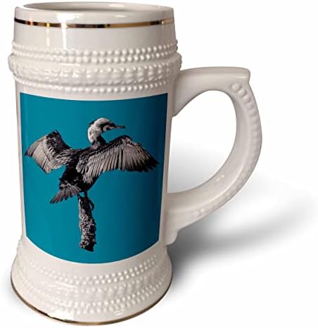 3drose cormorant Bird Totem Spirit Animal - 22oz Штајн кригла