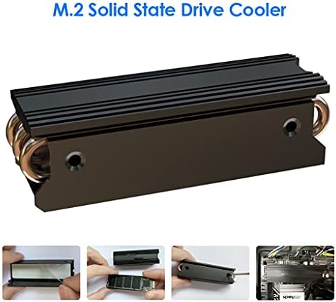 N/A M.2 Цврста состојба на солидна состојба на ладилникот за ладење за десктоп компјутер Алуминиум легура бакар 2280 SSD радијаторска
