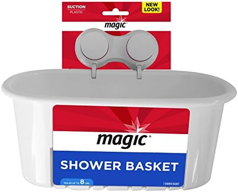 Магичен корпа за вшмукување - Организирана е вашата област за туширање или када, бело
