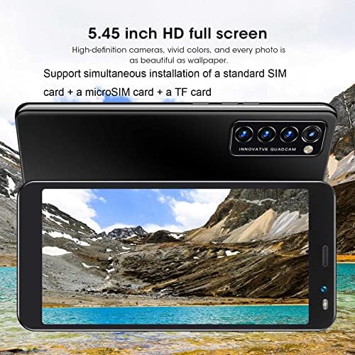 Hilitand 5,45 инчен паметен телефон, отклучени мобилни телефони со целосен екран на HD, за Android 4.4.2 Паметен телефон за отпечатоци