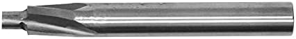 M3 HSS Straight Shank Spiral 4 Flute End Mill Cuter со 6мм Шанк за дрвен челик алуминиумска резба за гравура
