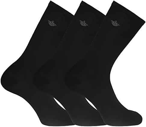 Чорапови за изведба на машки Докерс - 3 -пакувања рамни плетени атлетски и екипаж чорапи за мажи