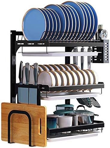 Rack CLHDGFD Rack - решетката за садови над мијалникот, решетката за одвод на кујна, цела, решетката за прибор за јадење, држачот за дисплеј од