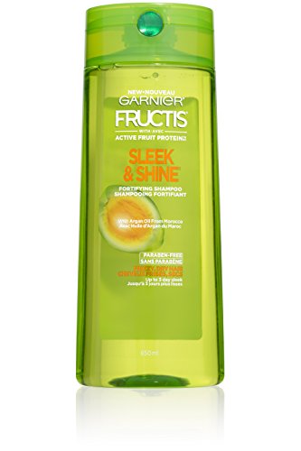 Garnier Fructis Sleek and Shine Shampoo, frizzy, сува, неконтролирана коса, 22 fl; Оз.