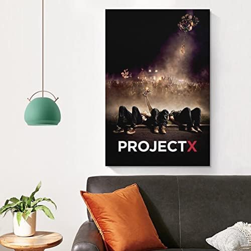 Проект за филм за постер X Постер Плацер Сликарство wallидна уметност Постер за спална соба за дневна соба Decor08x12Inch