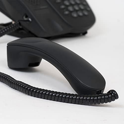Кабел за телефонска слушалка за употреба со PBX телефонски системи, VoIP телефони - 25 ft неоткриени, rj22, 1,5 инчи водство на двата