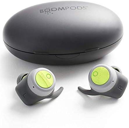 Boompods Boombuds Вистински Безжични Слушалки-Најдобри Спортски Слушалки, Bluetooth, Магнетни Полнење Случај, ВОДА/ПОТ Отпорни IPX 4, Инстант