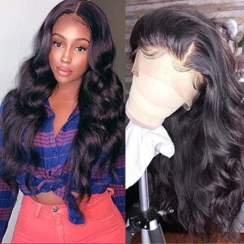 Geeta 13x4 човечка коса чипка предни перики за црни жени претходно извадени, бразилски бран на тело, чипка, фронтална човечка коса