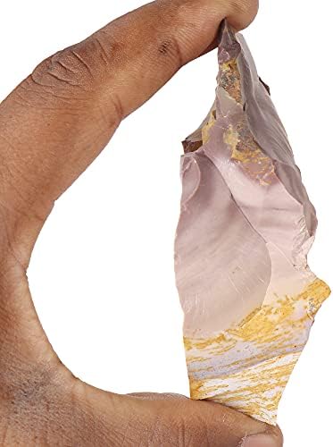 609.9 КТ. Природна сурова груба бела и жолта мекакаит јаспер мониста груб рок кристал лабав скапоцен камен за накит што прави FY-512