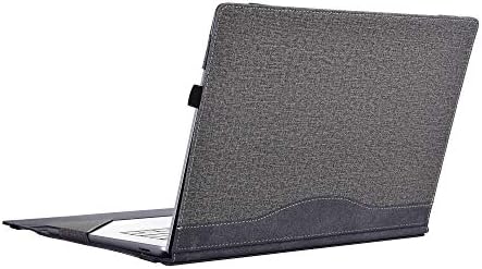 Корица за куќиште на Honeycase за HP EliteBook 850 G7 15 , PU кожа фолио стојат заштитна тврда обвивка за куќиште компатибилен со HP EliteBook