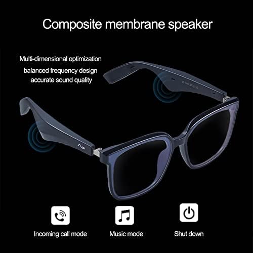 QIUQUEEN Паметни Безжични Bluetooth Очила За Сонце Отворено Уво Музика&засилувач; Слободен Повик Поврзете Мобилни Телефони И Таблети