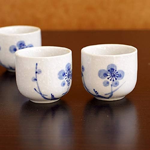 Hemoton Glass Set Decanter Set 50ml керамички сакети постави шема јапонски стил порцелански чаши поставени со 200 ml токури шише алкохол за собирање