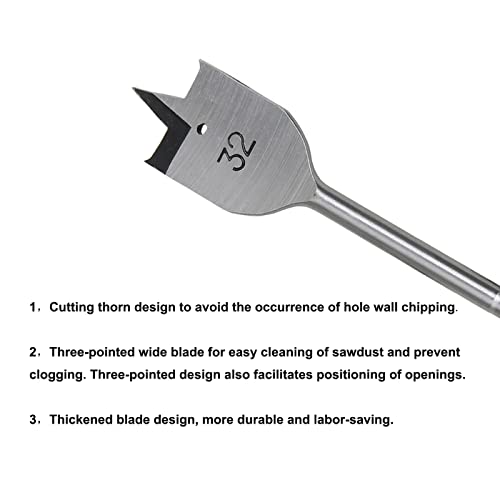 Држење на лопата за вежбање битови поставени 16 парчиња високи јаглероден челик хексадецимална лопатка рамни парчиња со двојно странично