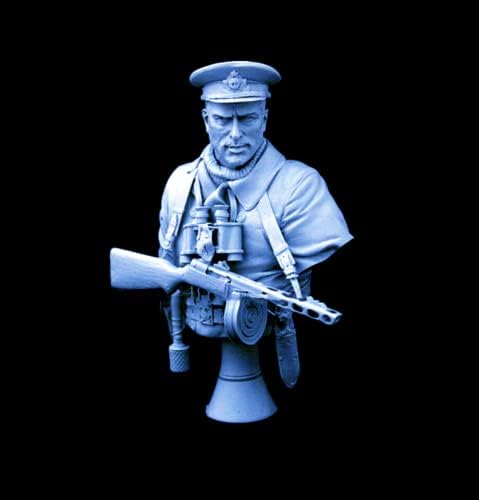 1/10 комплет за модел на смола WWII Службеник на минијатурна смола Слика //// lk2ol-9