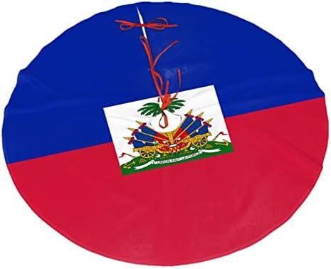Елка Здолниште, 30-48 Инчен Хаити Знаме Дрво Мат За Божиќ Украси Празник Партија Орнаменти