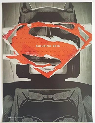 Бетмен против Супермен постави 10,5 x14 Оригинален промо филм Постер SDCC 2015 ретка