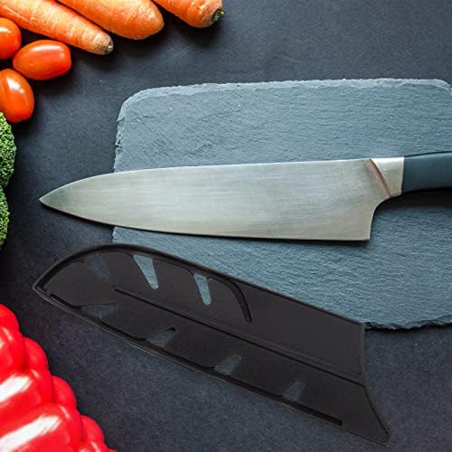 UPKOCH Додатоци Готвач Нож Шамија Обвивка: 6 парчиња Кујна Нож Сечилото Заштитник Покритие Универзална Нож Чувари Пластични Нож