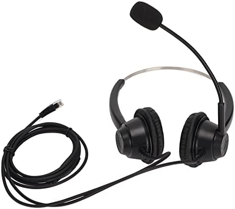 Телефонски слушалки за атати, откажување на бучава бинаурални слушалки H360D - RJ Бинаурален телефонски слушалки за слушалки Откажување двострани