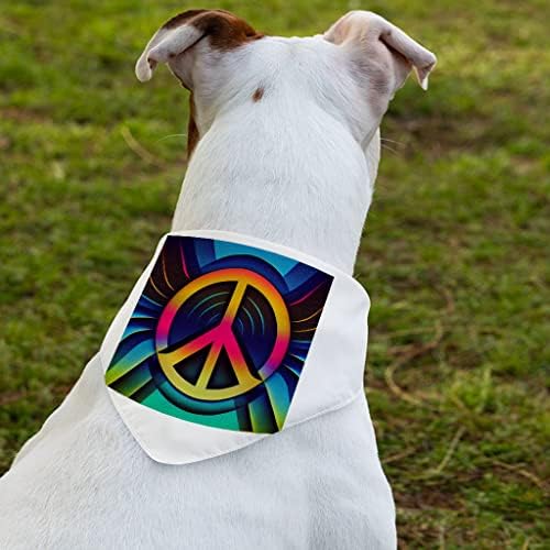 Мир Миленичиња Бандана Јака-Пацифик Знак Шамија Јака-Графички Куче Бандана-И