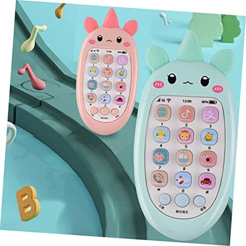 Toyandona 1PC детски музички телефон Телефоно де пара мозочна играчка играчка за бебиња едукативни играчки Телефонски играчки симулација
