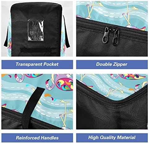 Торба за Складирање Облека Од емеливор Под Креветот За Ватенка-Торба За Организатори На Фламинго Со Голем Капацитет Со Патенти Декорација Корпа