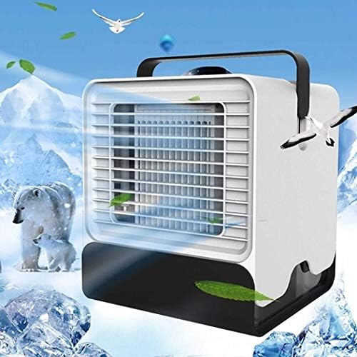 Преносен климатик за климатик на Раксинбанг, преносен климатик ладилник за летно ладење вентилатор со ноќно светло лични вентилатори
