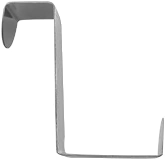 JCBiz 6 парчиња над вратата куки не'рѓосувачки челик Беспрекорна кујна за бања без бања z форма на задната врата на вратата за решетки за закачалка