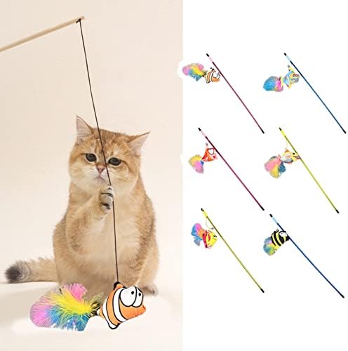 Играчки за честитки за мачки, здрави играчки за џвакање со мачки за мачки и мачиња, мачки за тизер играчка атрактивна ткаенина океанска риба