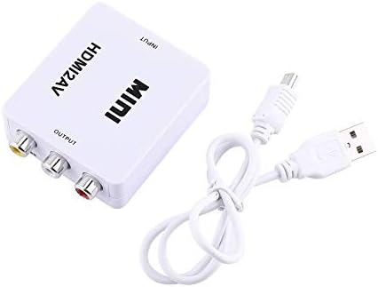 Дигитален HDMI2AV Конвертор, HDMI НА AV Адаптер, Композитни Видео Аудио AV CVBS Адаптер Конвертор 720p/1080p
