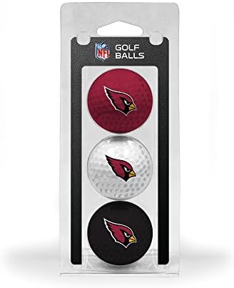 Team Golf NFL Регулатива со големина на голф топки, 3 пакувања, целосна боја на отпечаток во боја
