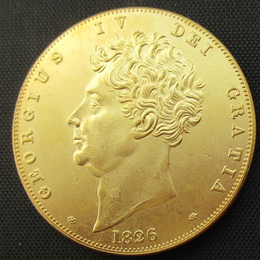 Британска Златна Монета 1826 Странска Реплика Позлатена Комеморативна Монета