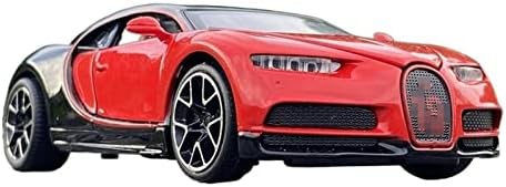 Скала модел на автомобили за Bugatti Chiron Alloy Sports Car Model Diecast Метални возила Звучна светлина 1:32 Процент