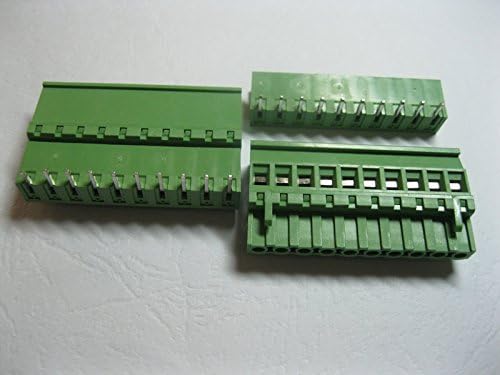 40 парчиња приклучок на типот Агол 12веј/пински теренот 5.08мм завртка за завртки за завртки за завртки Зелена боја 2EDCD-5.08A-2EDCR