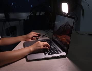 LED Телефонско Светло со 120 Светилки Монистра За Видео Конференција За Учење Видео Самоби Светло Со Предниот &засилувач; Задниот Клип Пренослив