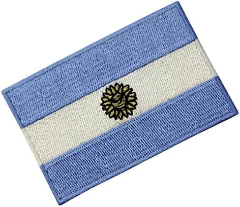 Аргентина знаме извезено аргентински национален амблем железо на шиење на лепенка