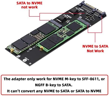 CY m. 2 ДО SATA ＆ SFF-8611 Адаптер, NVME PCIe SSD До Oculink СФФ-8612 СФФ-8611 ＆ NGFF SATA SSD До SATA Адаптер За Mainboard