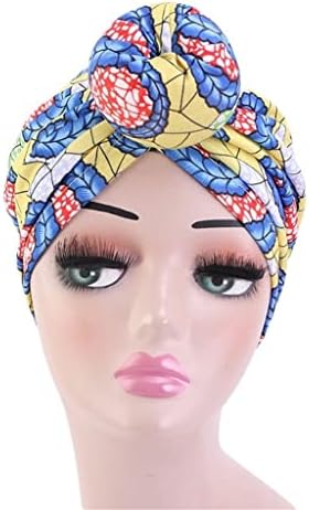 Czdyuf Styling крофна капа Headcover памук турбан хауба за боење на косата за коса, сатенска точка дами