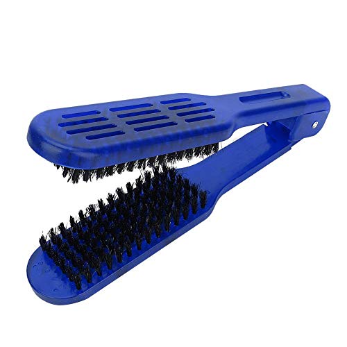 Алатка за фризерска алатка за зацрвстувањето на косата за исправнување на косата, двојно коса, чешел чешел Фризер, лесна светлина Исклучителна