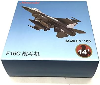 Теккеен легура на американските воздушни сили Ф-16C борбени авиони модел на авион модел 1: 100 модел за симулација на научна изложба модел