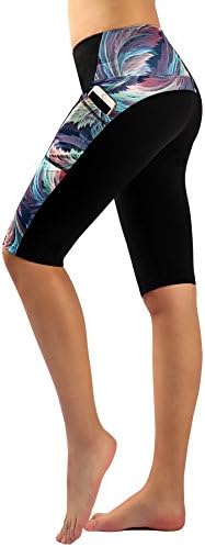 Inинмор женски велосипедски шорцеви вежба вежба за јога шорцеви половина панталони со џебови